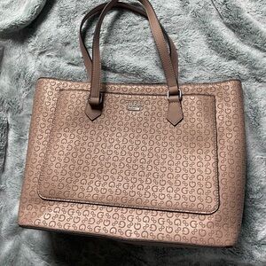 Blush Satchel Guess Handbag - Some Wear